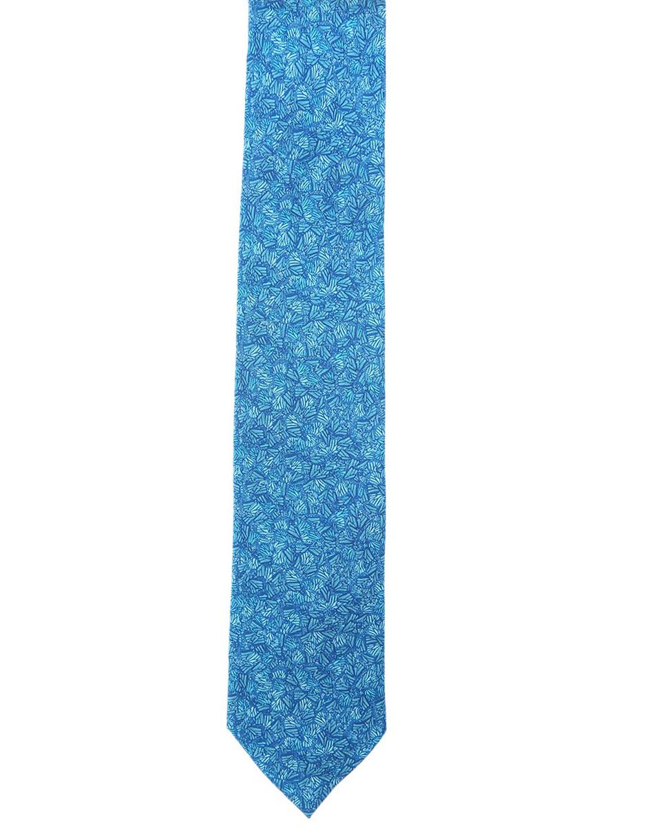 Corbata regular de seda estampado para hombre 2