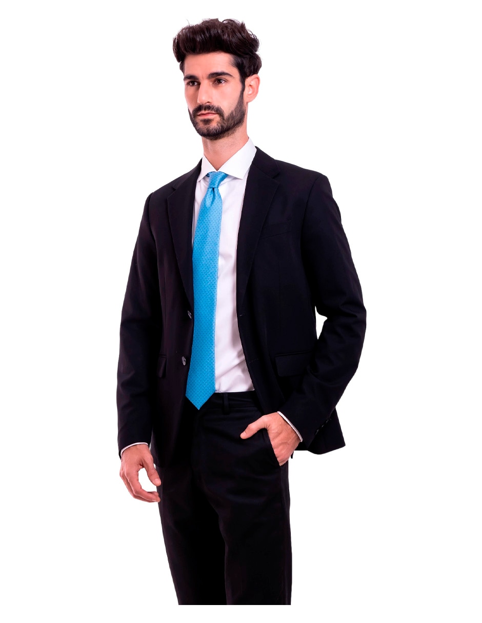 Corbata regular de seda para hombre