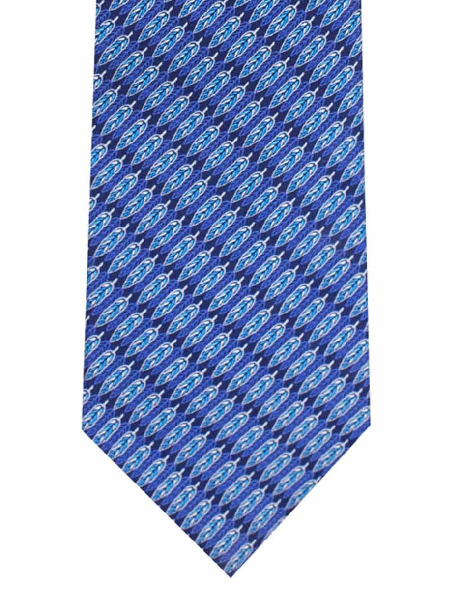 Corbata Pineda Covalin regular seda azul marino con diseño gráfico Corbata Pineda Covalin regular seda azul marino con diseño gráfico