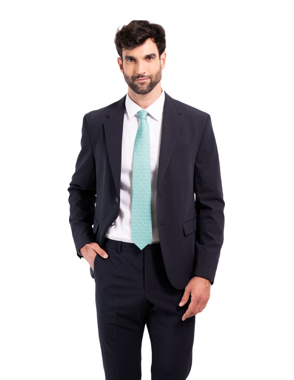Corbata pineda covalin regular de seda estampada para hombre