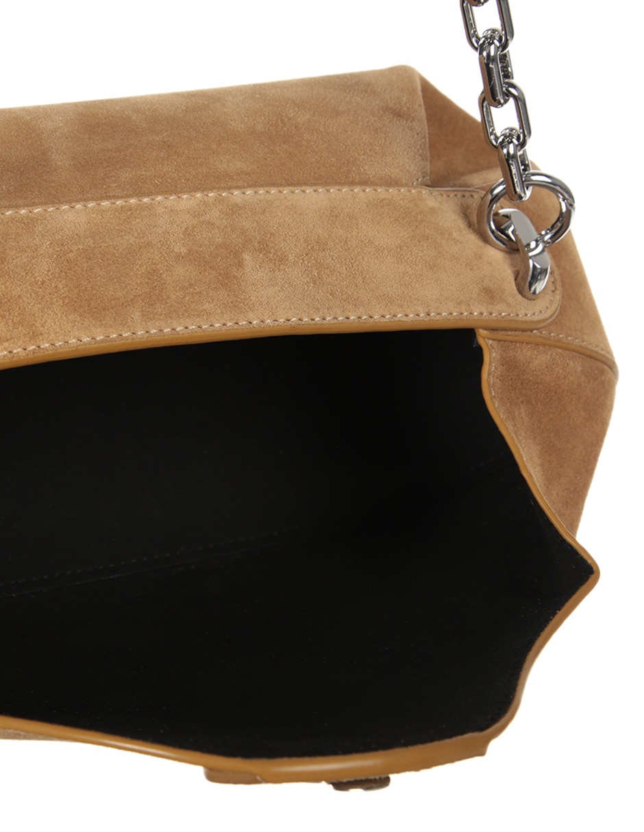 Bolsa shoulder de gamuza para mujer