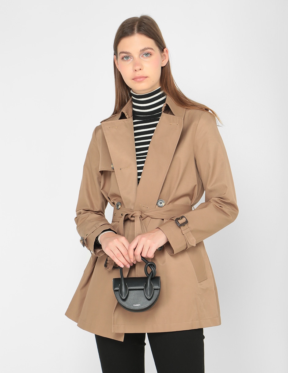 Bolsa crossbody de piel para mujer