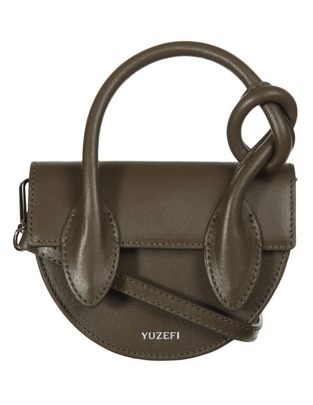 Bolsa crossbody de piel para mujer