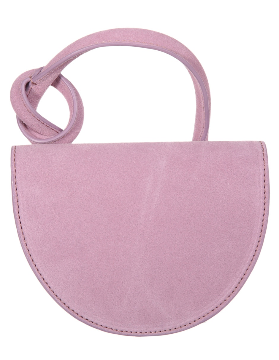 Bolsa bowler de gamuza para mujer 4