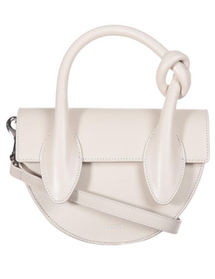 Bolsa bowler de piel para mujer