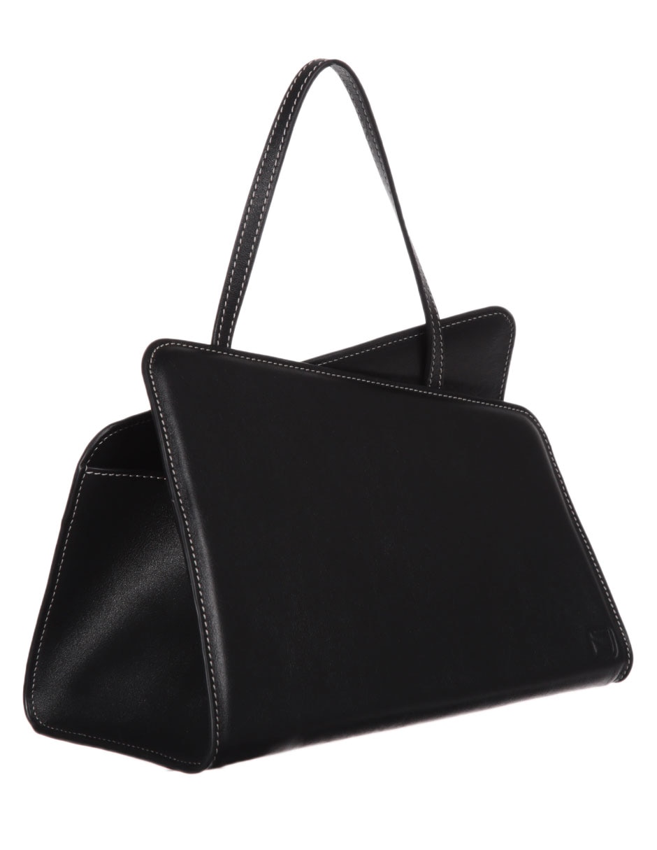 Bolsa satchel de piel para mujer 5