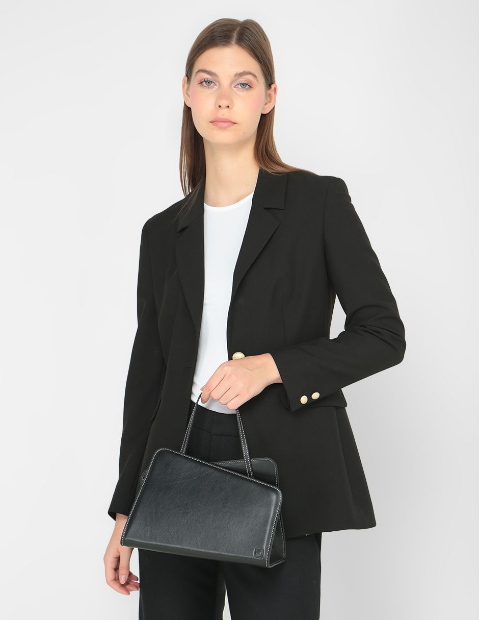 Bolsa satchel de piel para mujer 2