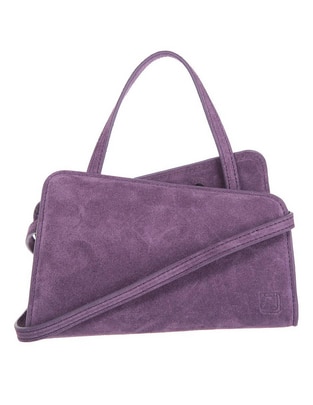 Bolsa crossbody Yuzefi de gamuza para mujer