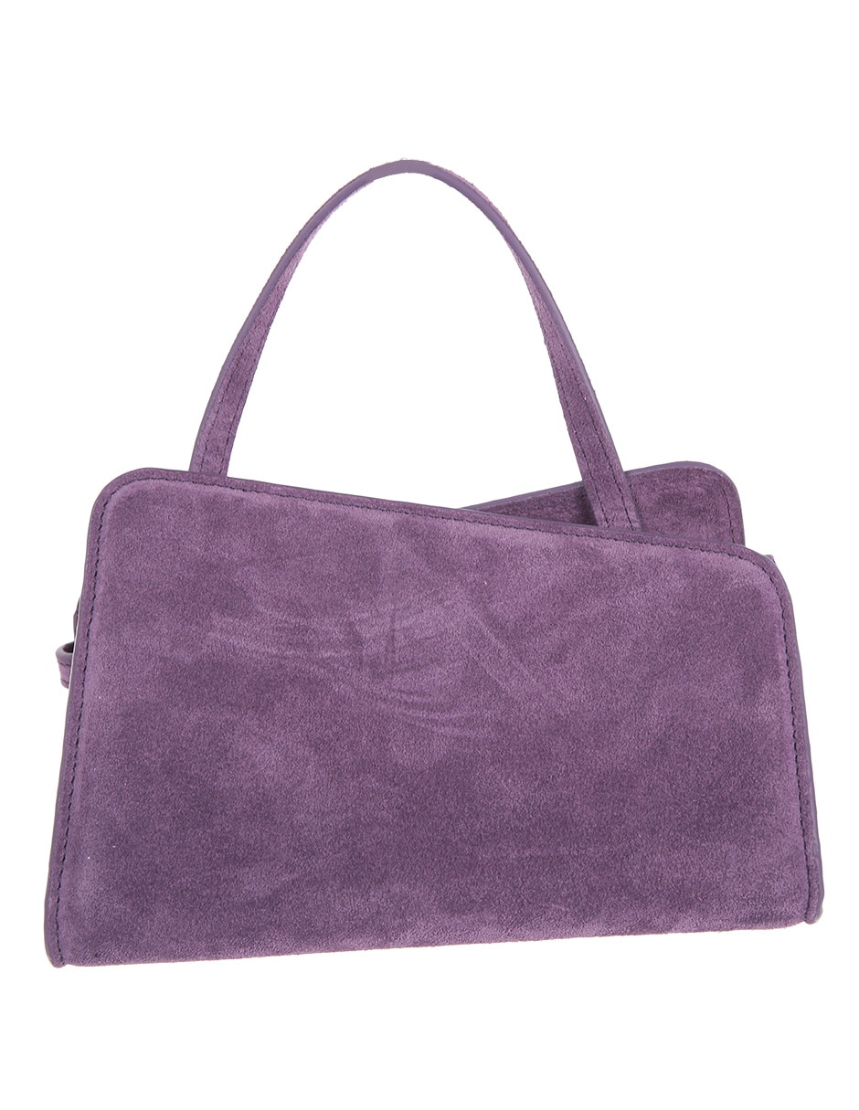 Bolsa crossbody Yuzefi de gamuza para mujer