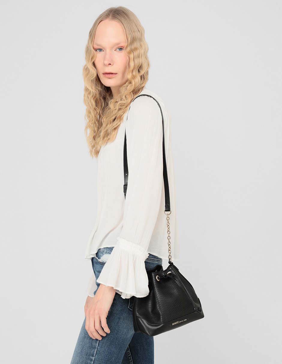 Bolsa bucket para mujer 2