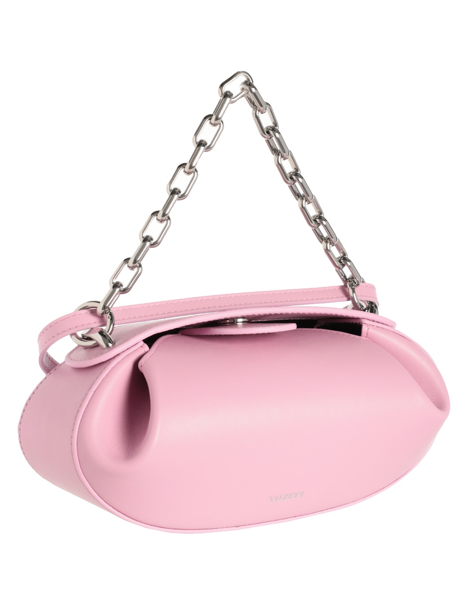 Bolsa flap Dinner Roll de piel para mujer 5