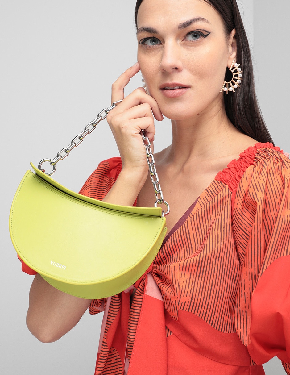 Bolsa shoulder Doris de piel para mujer 2