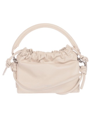 Bolsa bucket Mini Bom de piel para mujer