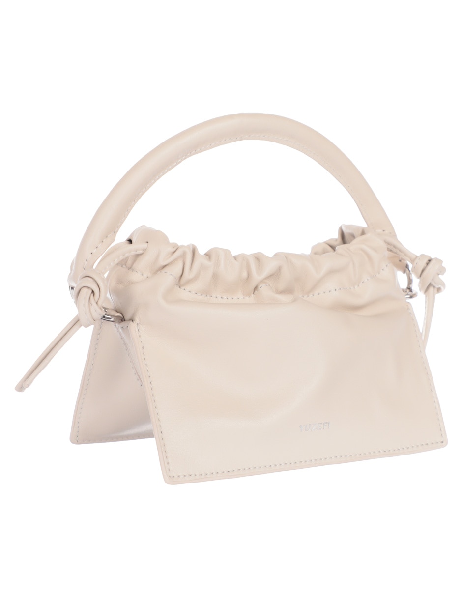 Bolsa bucket Mini Bom de piel para mujer 5