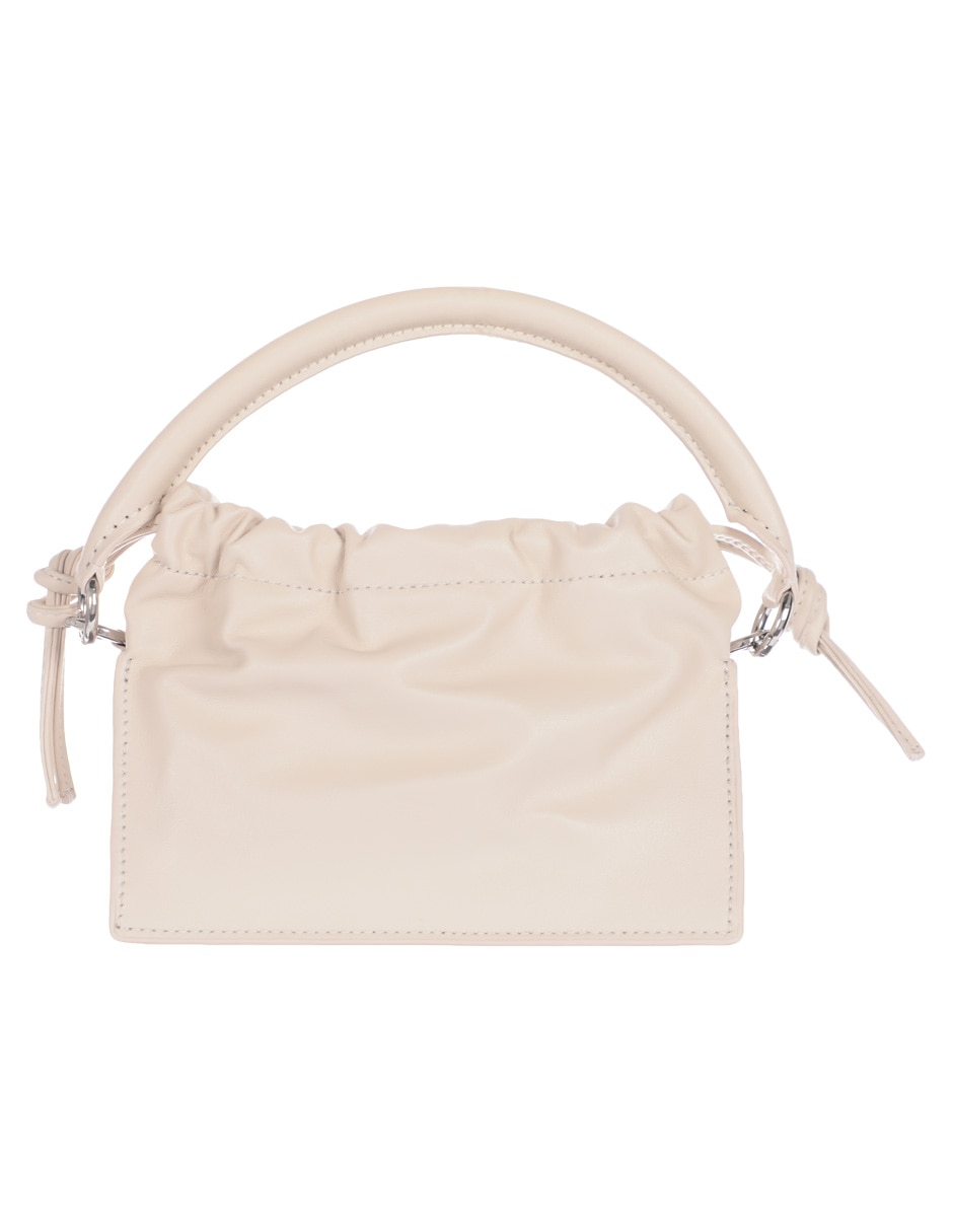 Bolsa bucket Mini Bom de piel para mujer 4