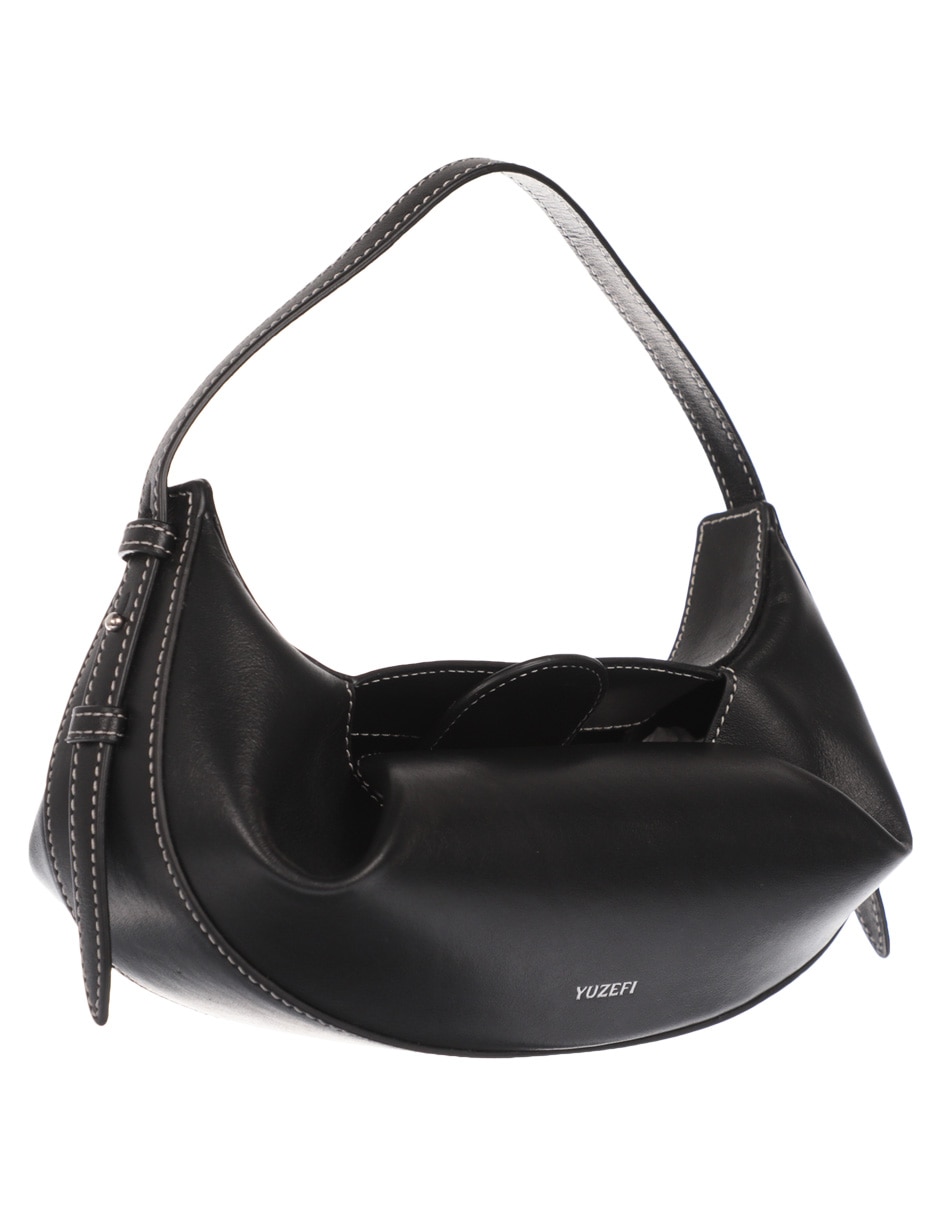 Bolsa hobo Mini Fortune Cookie de piel para mujer 5