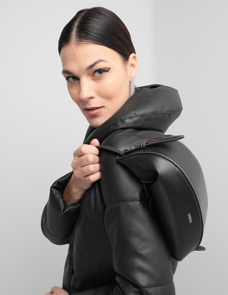Bolsa hobo Mini Fortune Cookie de piel para mujer 2
