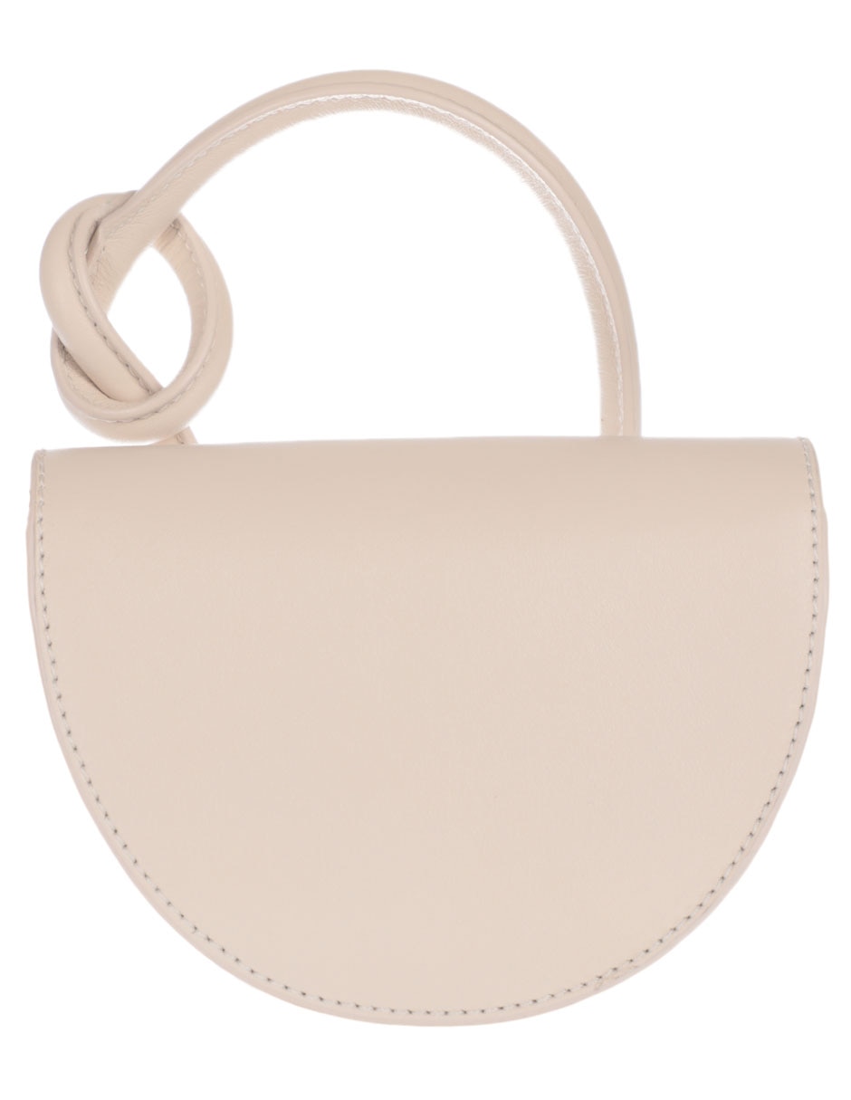 Bolsa crossbody Mini Pretzel de piel para mujer 4