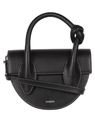 Bolsa flap Pretzel Sing 2 de piel para mujer