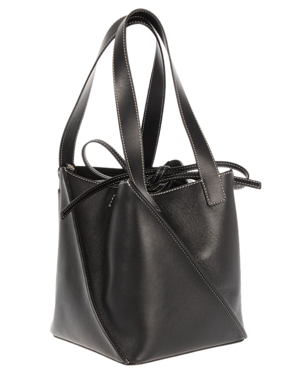 Bolsa tote Small Swirl de piel para mujer 2