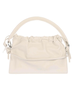 Bolsa flap Bom de piel para mujer