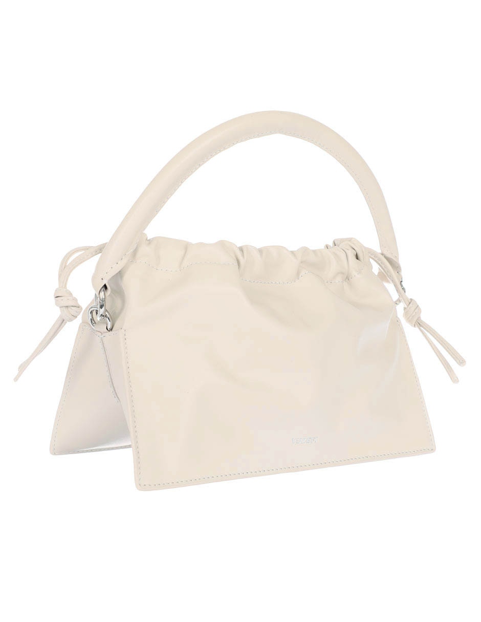 Bolsa flap Bom de piel para mujer 5
