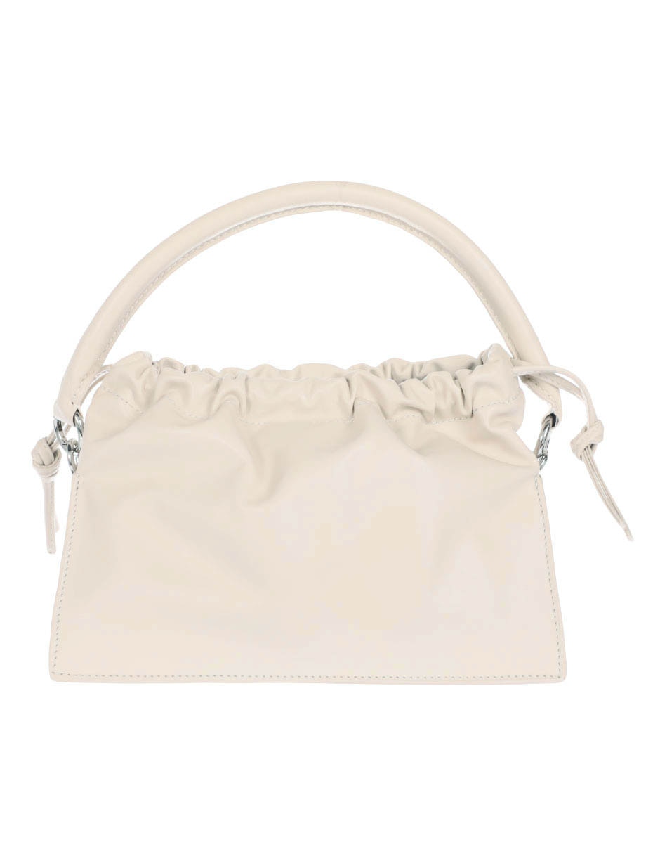 Bolsa flap Bom de piel para mujer 4