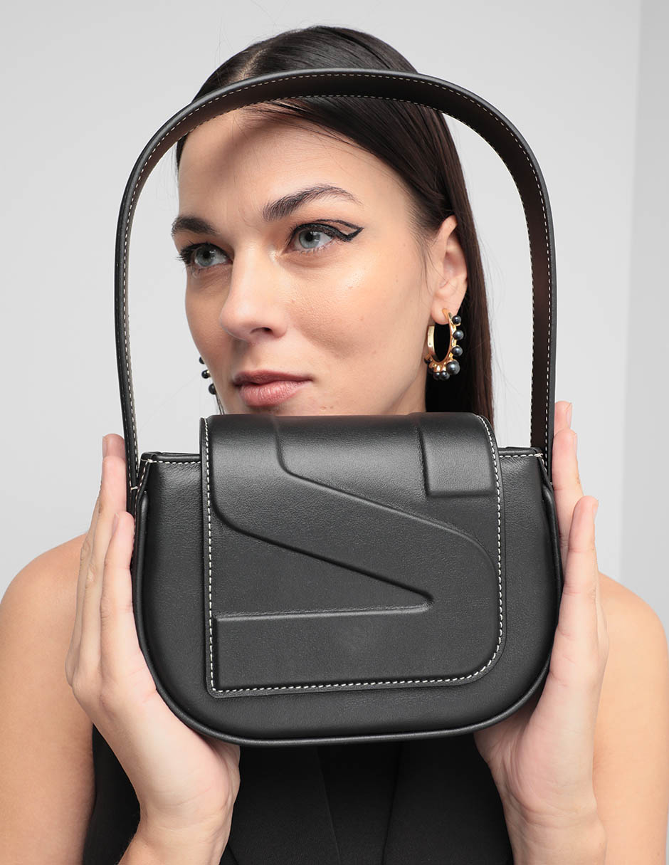 Bolsa flap Koko de piel para mujer 2