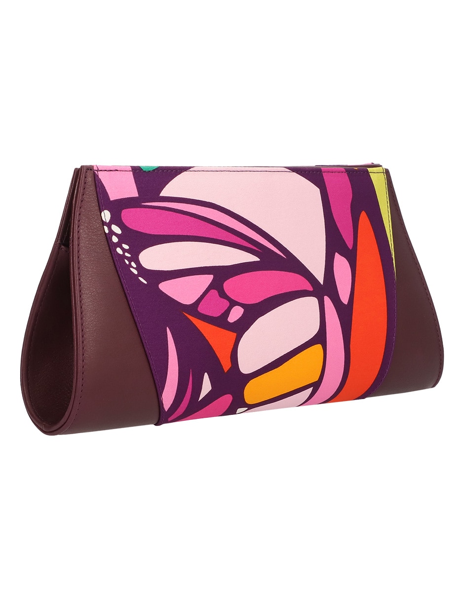 Bolsa clutch Pineda Covalin Mariposa de seda para mujer 3