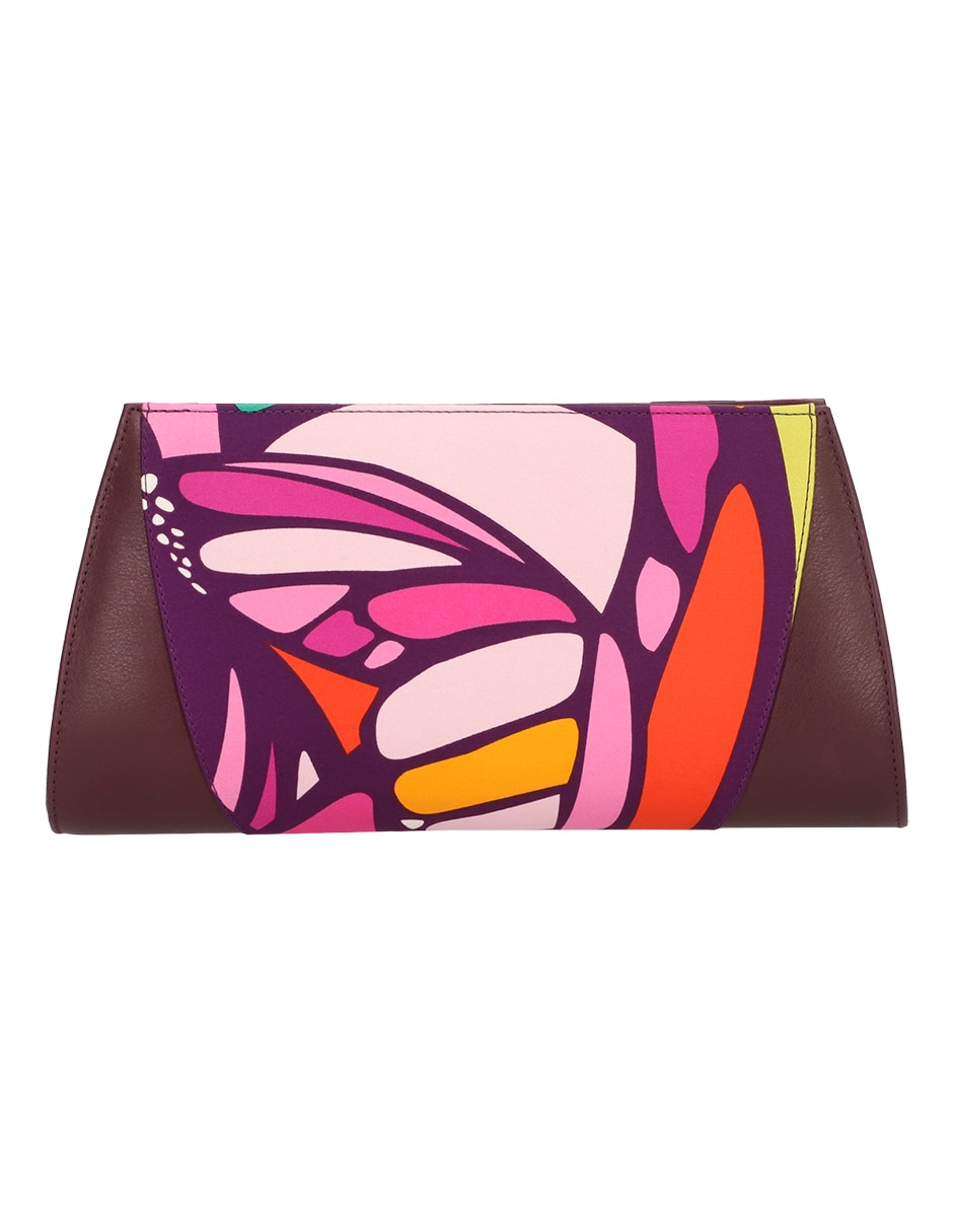 Bolsa clutch Pineda Covalin Mariposa de seda para mujer 1