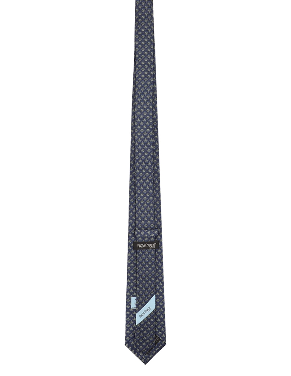 Corbata Agave y Maguey regular de seda estampado para hombre 4