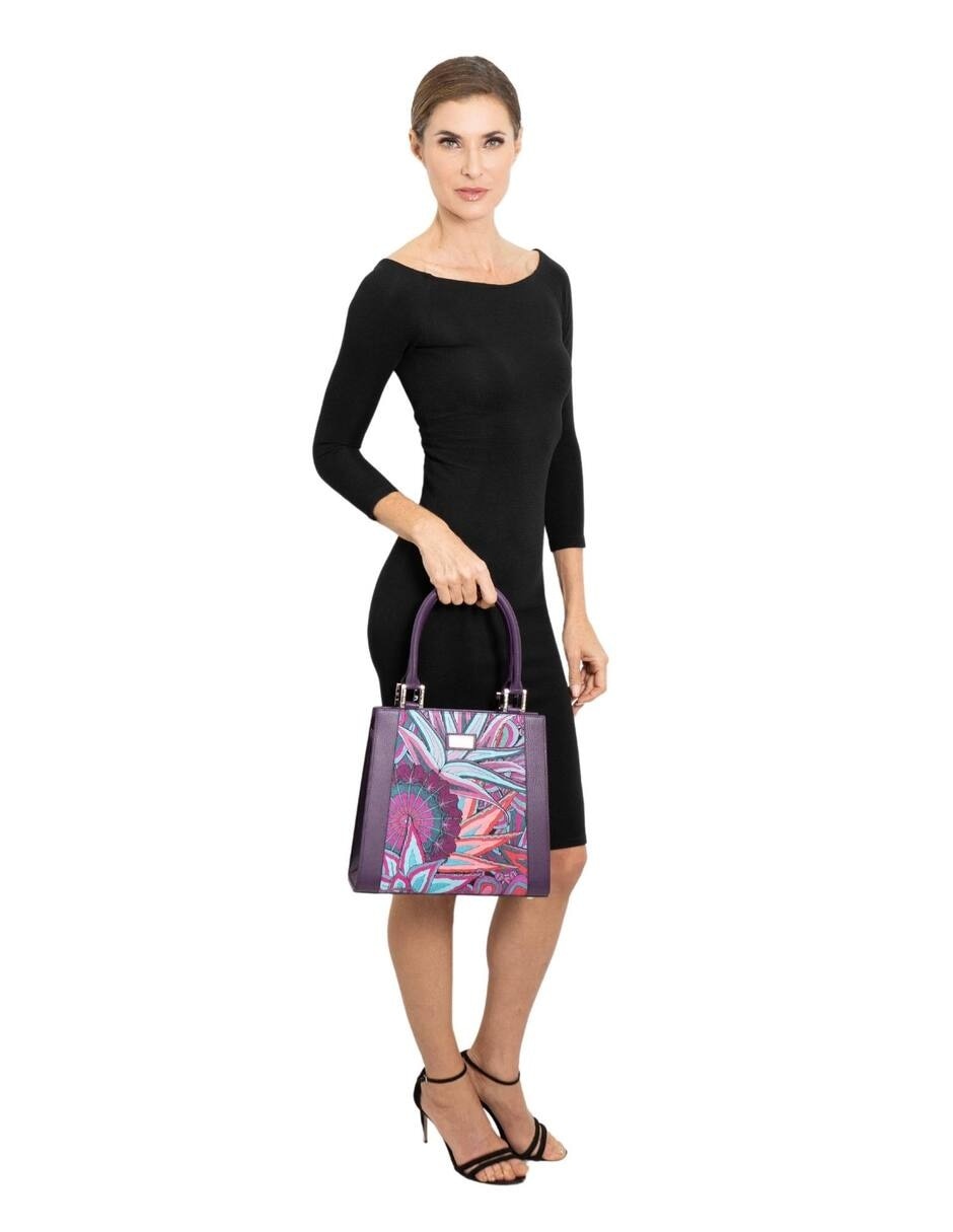 Bolsa satchel de piel para mujer Bolsa satchel de piel para mujer