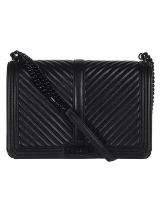 Bolsa flap de piel para mujer