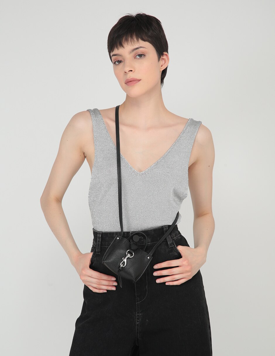 Bolsa crossbody de piel para mujer 5
