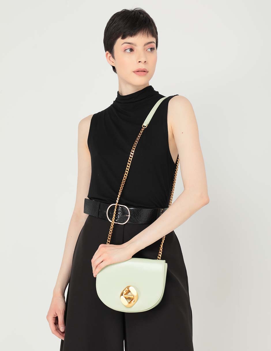 Bolsa shoulder de piel para mujer 5