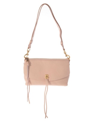 Bolsa shoulder Rebecca Minkoff Darren Top Zip de piel para mujer