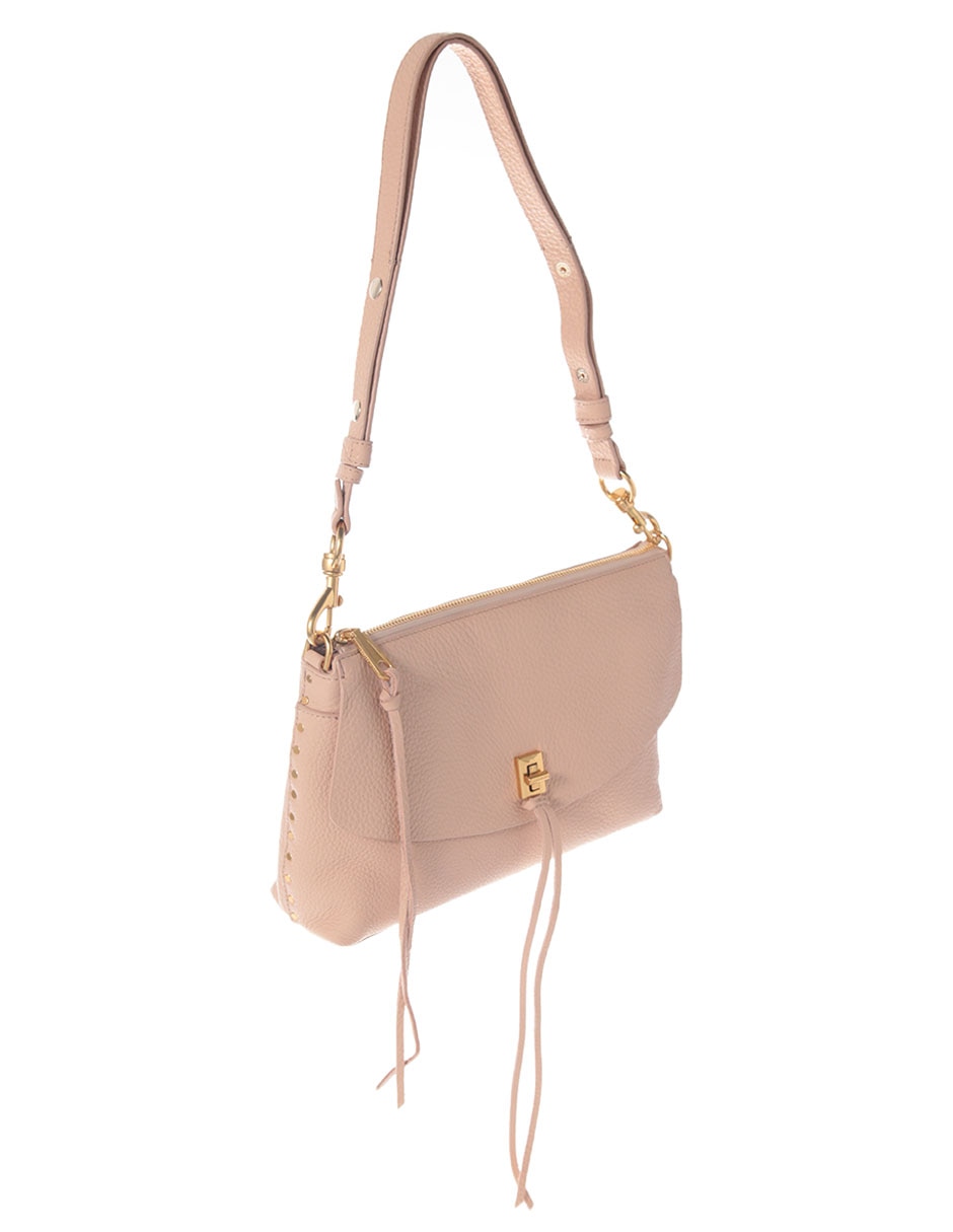 Bolsa shoulder Rebecca Minkoff Darren Top Zip de piel para mujer