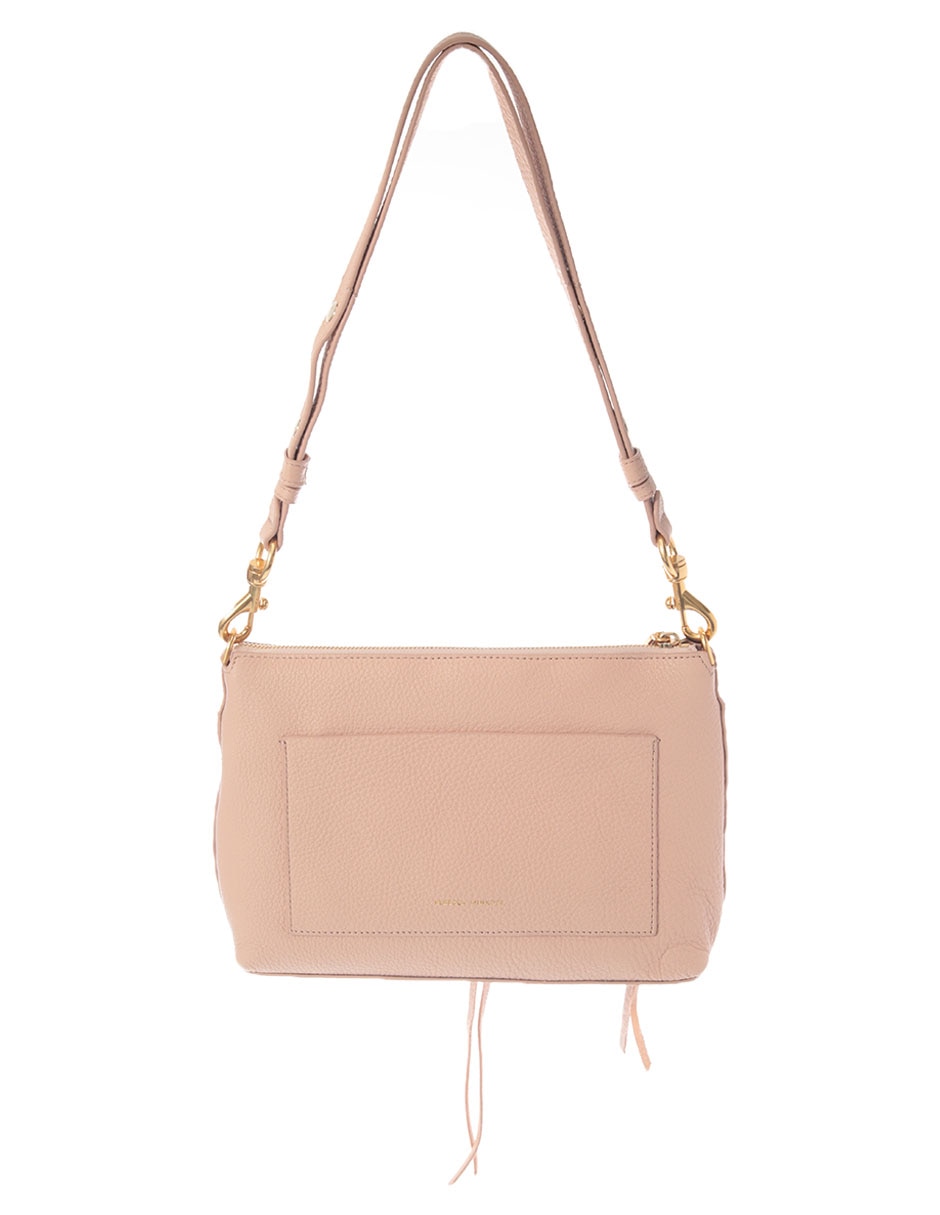 Bolsa shoulder Rebecca Minkoff Darren Top Zip de piel para mujer
