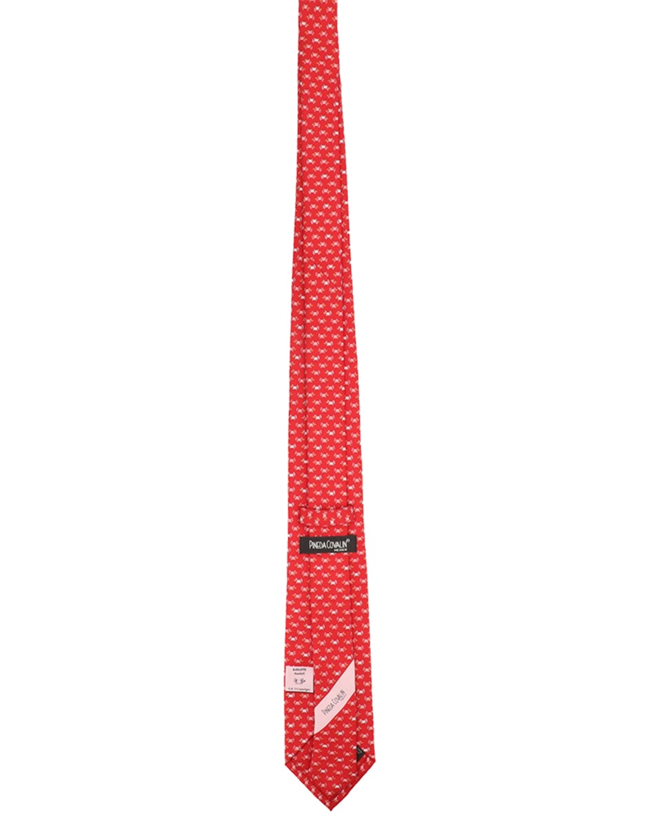 Corbata pineda covalin regular de seda estampado gráfico para hombre