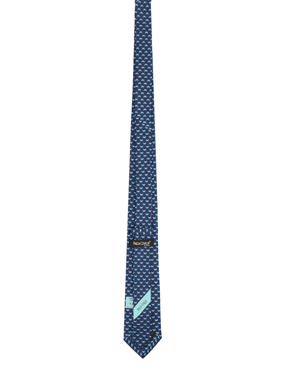 Corbata pineda covalin regular de seda estampado gráfico para hombre