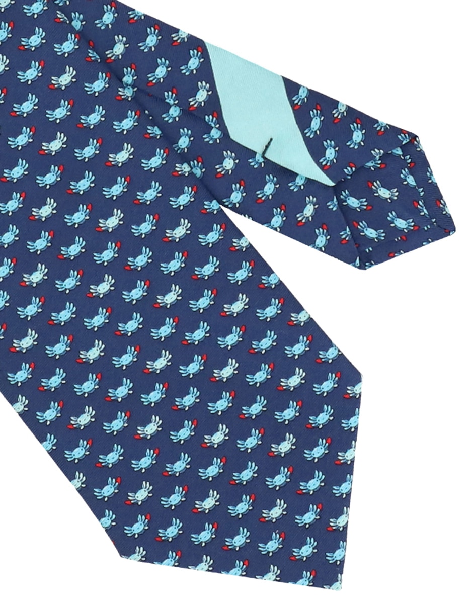 Corbata pineda covalin regular de seda estampado gráfico para hombre