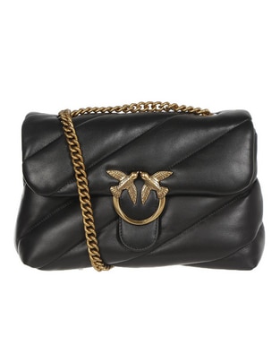 Bolsa crossbody Love Classic Puff de piel para mujer