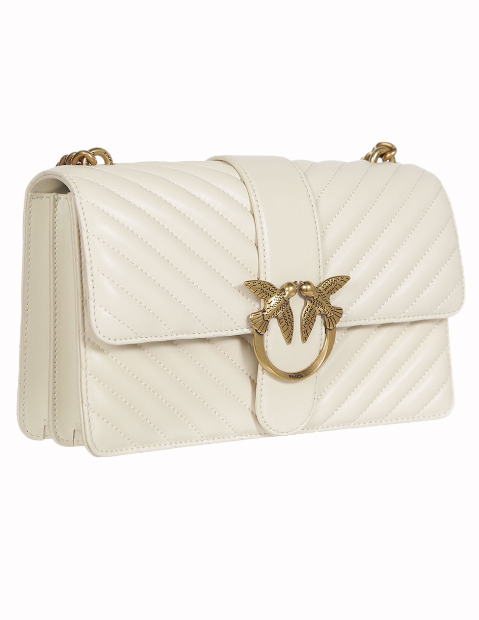 Bolsa crossbody Pinko Love One Classic de piel para mujer