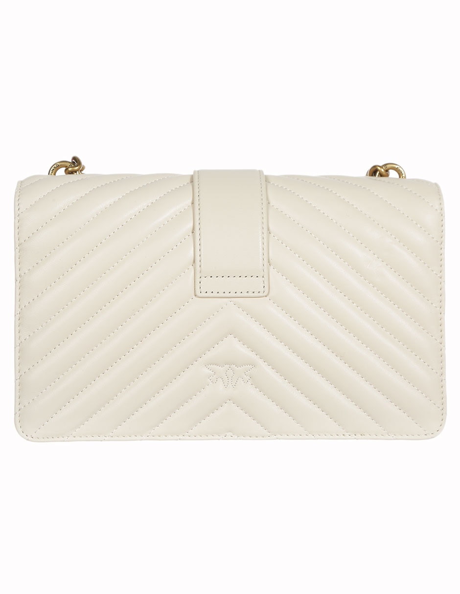 Bolsa crossbody Pinko Love One Classic de piel para mujer