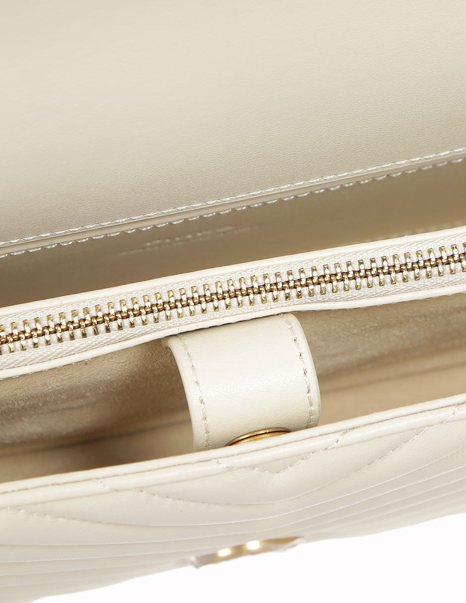 Bolsa crossbody Pinko Love One Classic de piel para mujer