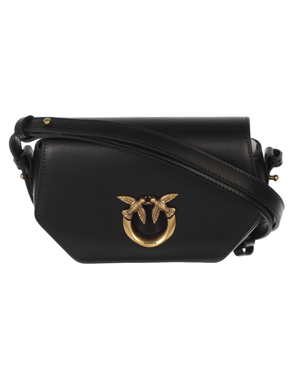 Bolsa crossbody Love Click Exagon Baby de piel para mujer