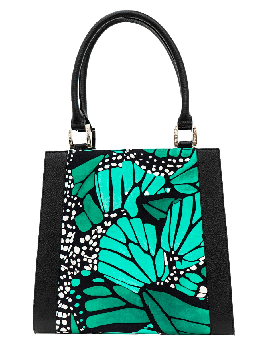 Bolsa satchel mariposa de piel para mujer 2