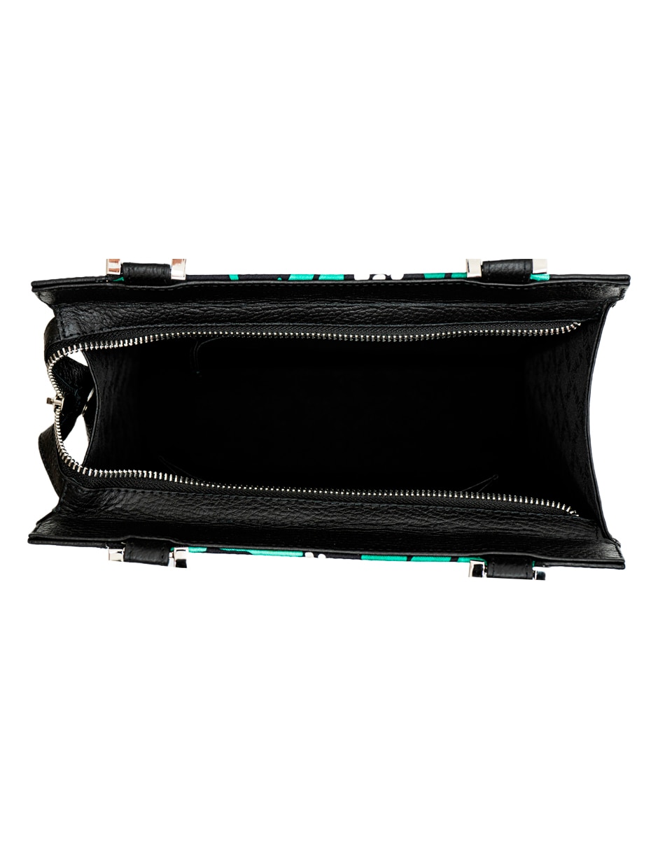 Bolsa satchel mariposa de piel para mujer 3