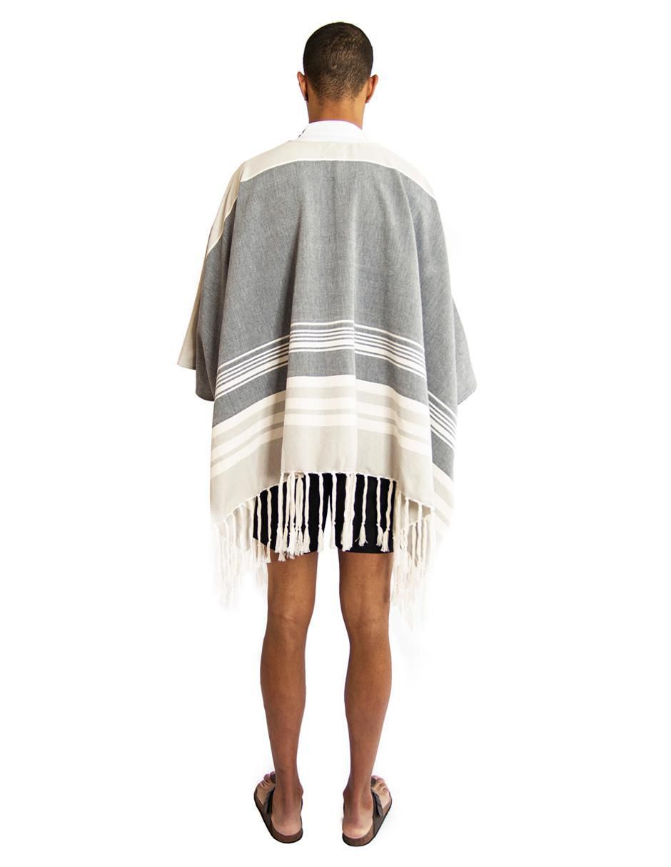 Poncho Candor de algodón para hombre