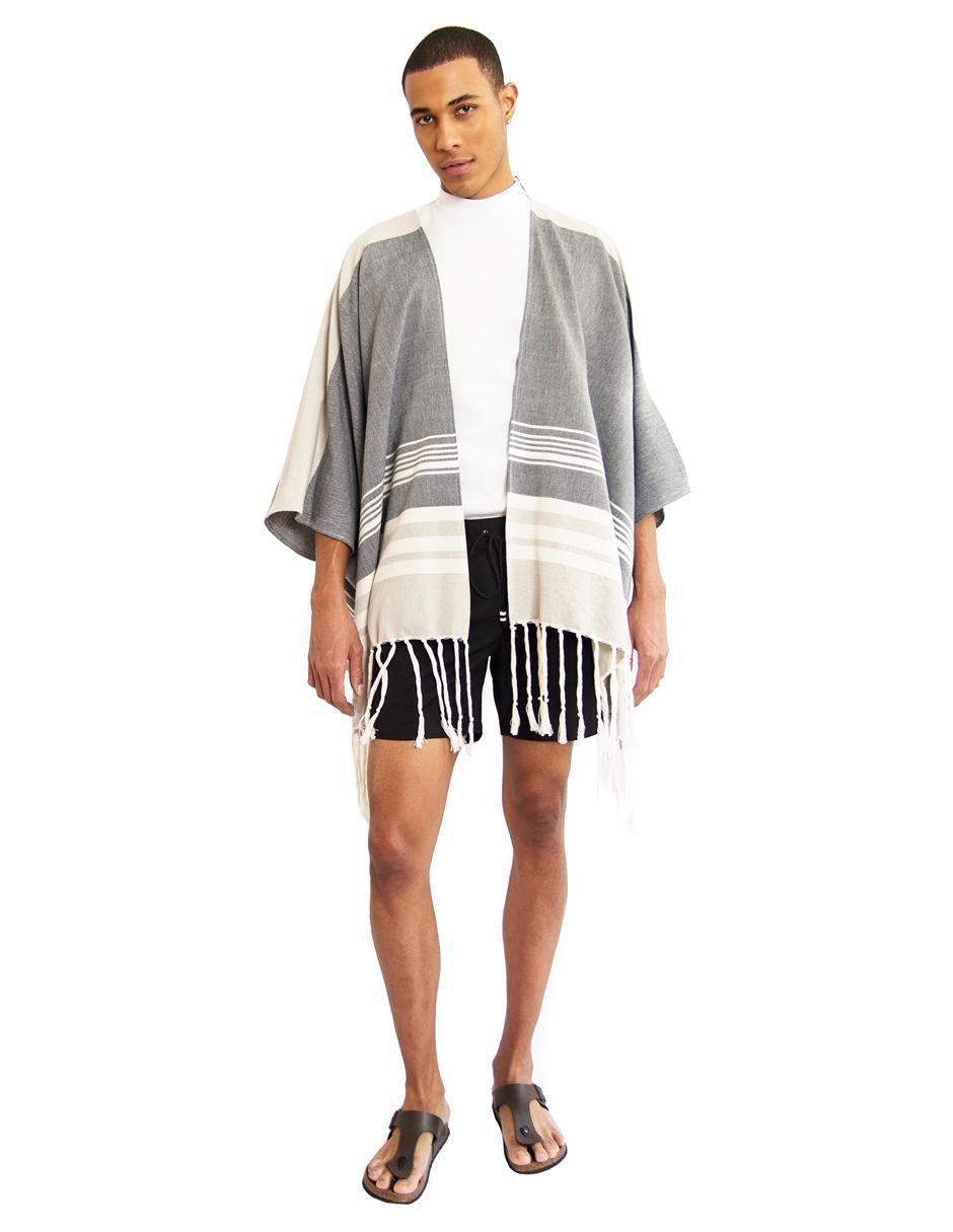 Poncho Candor de algodón para hombre